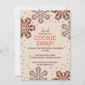 Cookie Swap-kerstfeest Kaart (Voorkant)