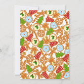 Cookie Swap-kerstfeest uitnodiging (Achterkant)