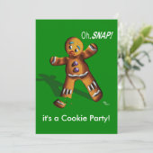 Cookie Swap-kerstfeest uitnodiging (Staand voorkant)