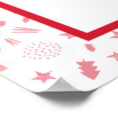 Cookie Swap Red Truck Gingerbrood Welkom Poster (Hoek)