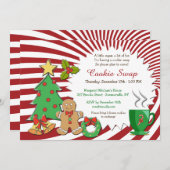 Cookie Swap-uitnodiging Kaart (Voorkant / Achterkant)