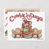 Cookie Swap uitnodiging - SRF (Voorkant / Achterkant)