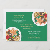 Cookie Swap Uitnodiging Vakantie Uitnodiging (Achterkant)