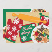Cookie Swap Uitnodiging Vakantie Uitnodiging (Voorkant / Achterkant)