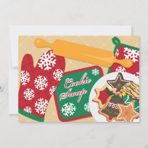 Cookie Swap Uitnodiging Vakantie Uitnodiging