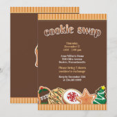 Cookie Swap Uitnodiging Vakantie Uitnodiging (Voorkant / Achterkant)