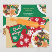 Cookie Swap Uitnodiging Vakantie Uitnodiging (Voorkant / Achterkant)