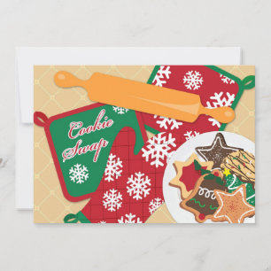 Cookie Swap Uitnodiging Vakantie Uitnodiging