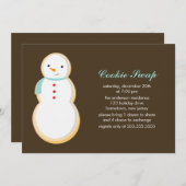 Cookie Swap-uitnodigingen Kaart (Voorkant / Achterkant)