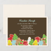 Cookie Swap-uitnodigingen Kaart (Voorkant / Achterkant)