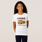 Cookie T-shirt, gepersonaliseerd T-shirt voor kind (Voorkant volledig)