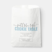 Cookie Table Poem Weddenschap Paper Bedankzakje (Voorkant)