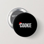 Cookie Taster Cookie Christmas Matching Couple  Ronde Button 5,7 Cm (Voorkant /achterkant)