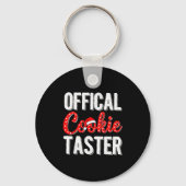 Cookie Taster Cookie Christmas Matching Couple Sleutelhanger (Voorkant)