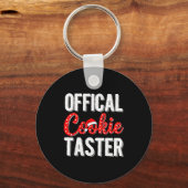 Cookie Taster Cookie Christmas Matching Couple Sleutelhanger (Voorkant)