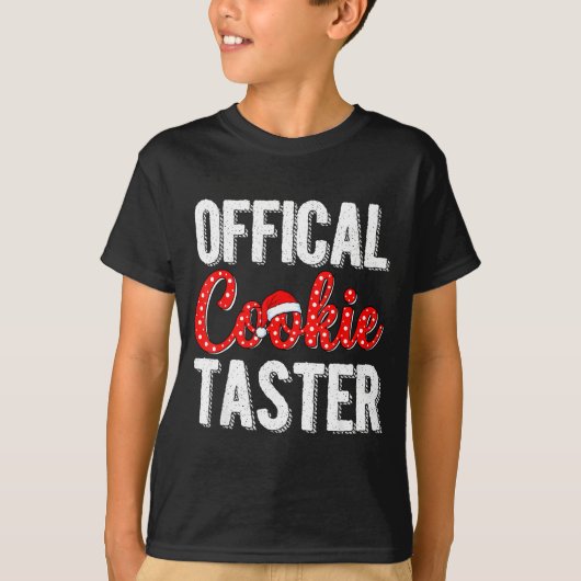 Cookie Taster Cookie Christmas Matching Couple  T-shirt (Voorkant)