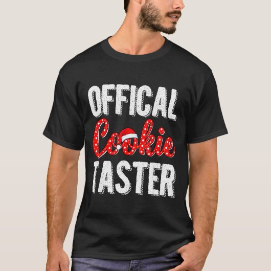 Cookie Taster Cookie Christmas Matching Couple T-shirt (Voorkant)
