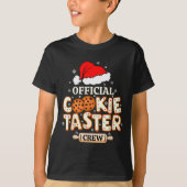 Cookie Taster Crew, Funny Christmas Baking Team  T-shirt (Voorkant)