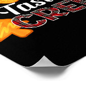 Cookie Tasting Crew - Funny Plaid Christmas  Poster (Hoek)