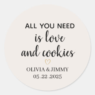 Cookie ten gunste van Stickers Ronde voorkeursla
