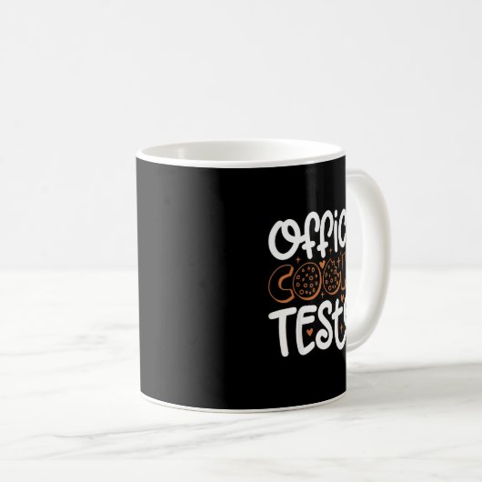 Cookie Tester Christmas Bakers Kids Toddler Xmas  Koffiemok (Voorkant rechts)