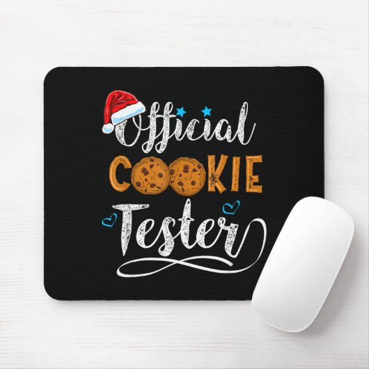 Cookie Tester Christmas Baking Team Muismat (Met muis)
