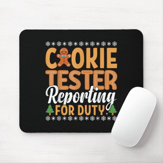 Cookie Tester Rerting For Duty Muismat (Met muis)