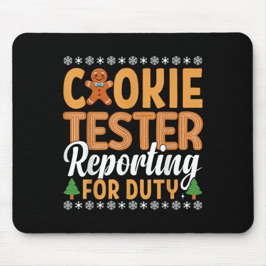 Cookie Tester Rerting For Duty Muismat (Voorkant)