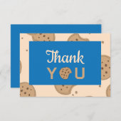 Cookie thema bedankkaart (Voorkant / Achterkant)