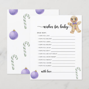 Cookie thema's Party spel Wensen voor baby