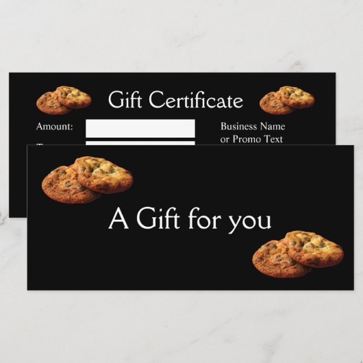 Cookie Thleed Cadeaubon (Voorkant / Achterkant)