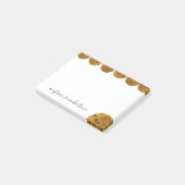Cookie Time Chocolate Chip Cookie Custom Text Post-it® Notes (Schuin)