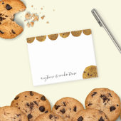 Cookie Time Chocolate Chip Cookie Custom Text Post-it® Notes