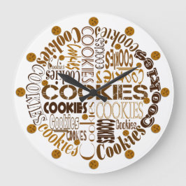 Cookie Time Kitchen Clock Grote Klok