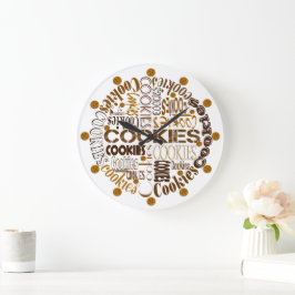 Cookie Time Kitchen Clock Grote Klok