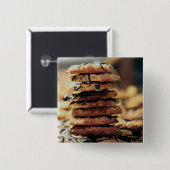 cookie toren vierkante button 5,1 cm (Voorkant /achterkant)