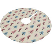 Cookie Tree Pastel Roze Patroon Kerstboom Rok (Gekanteld)