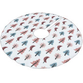 Cookie Tree Patroon Pastel Vakantie Kerstboom Rok (Gekanteld)