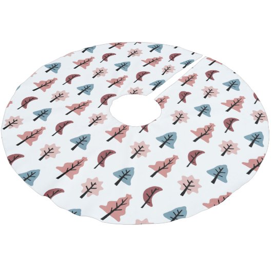 Cookie Tree Patroon Pastel Vakantie Kerstboom Rok (Gekanteld)