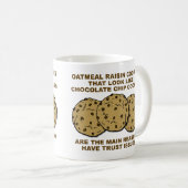 Cookie Trust Issues Funny Mug Koffiemok (Voorkant rechts)