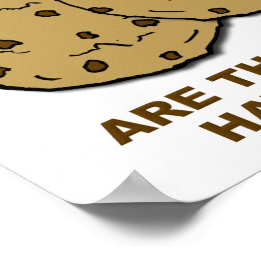 Cookie Trust Issues Funny Poster (Hoek)