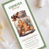 Cookie uitwisseling kerstvakantie feest kaart
