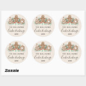 Cookie-uitwisseling Ronde Sticker (Vel)