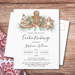 Cookie-uitwisseling Uitnodiging Briefkaart