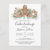 Cookie Uitwisseling Uitnodiging Briefkaart (Voorkant)