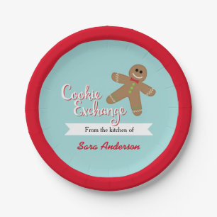 Cookie-uitwisseling, Vanuit de keuken van, Geperso Papieren Bordje