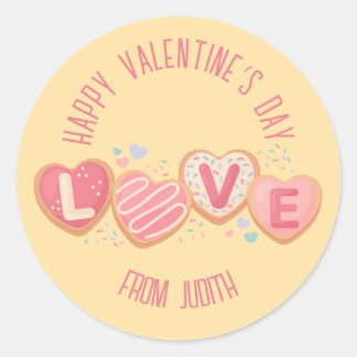 Cookie Valentijn Treat Sticker