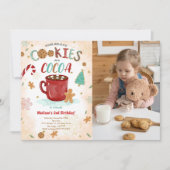 Cookie Verjaardag Foto uitnodiging (Voorkant)