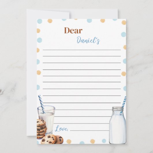 Cookie Verjaardag Tijd Capsule Notitie Bericht Kaa Bedankkaart (Voorkant)