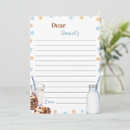 Cookie Verjaardag Tijd Capsule Notitie Bericht Kaa Bedankkaart (Staand voorkant)